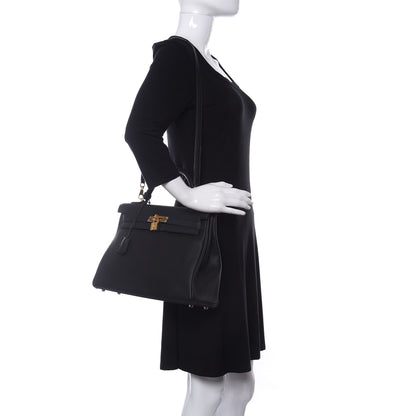 Hermes Togo Kelly Retourne 32 Black 2 of 11
