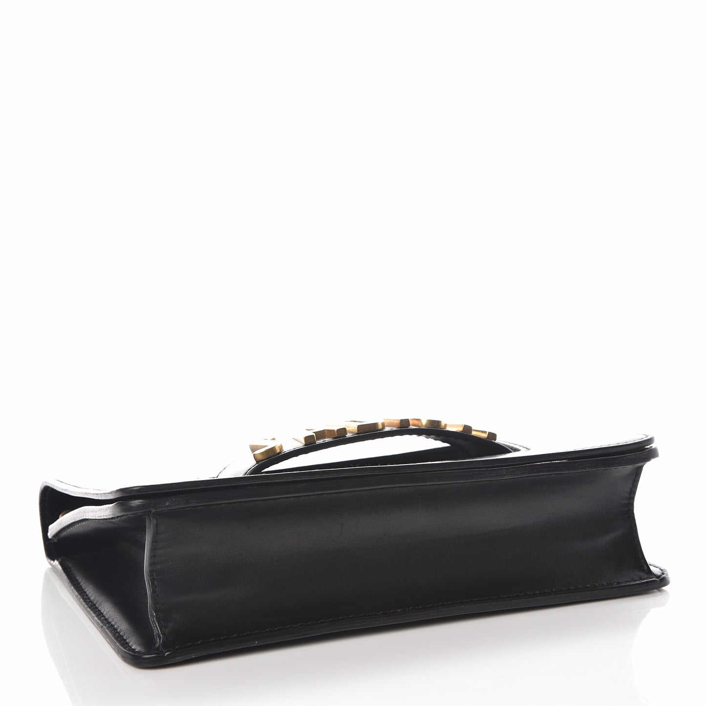 Calfskin J'Adior Chain Flap Bag Black