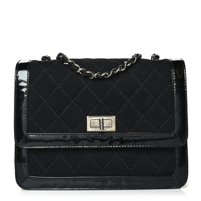 Chanel Jersey Patent Quilted 2.55 Reissue Flap Black 1 of 15