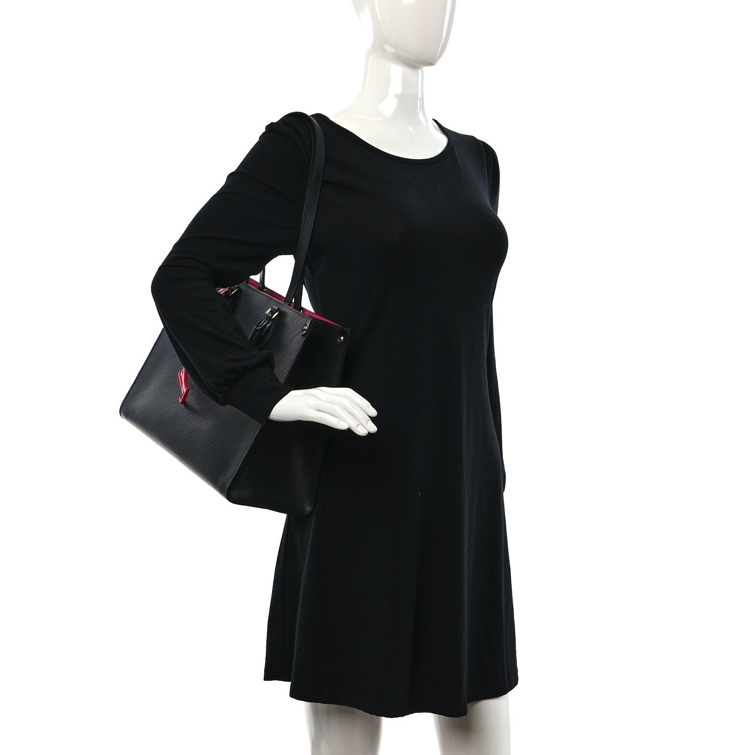 Louis Vuitton Epi Onthego MM Black 2 of 8