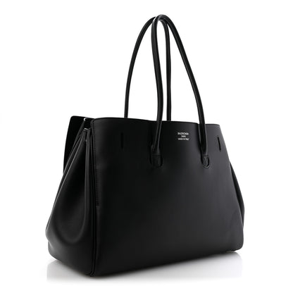 Balenciaga Smooth Calfskin Medium Bel Air Carry All Bag Black 3 of 9