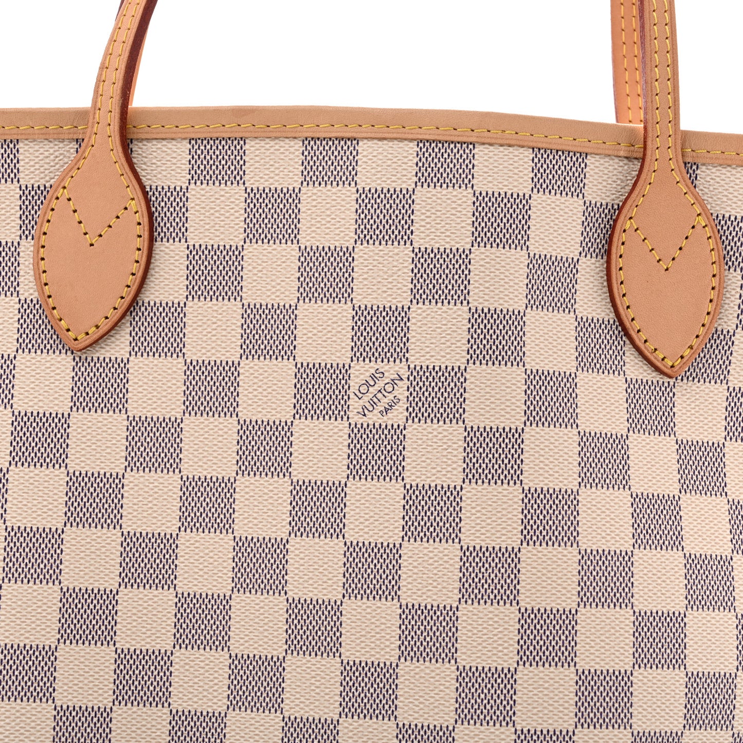 Damier Azur Neo Neverfull MM Rose Ballerine