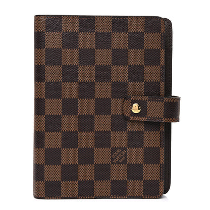 Louis Vuitton Damier Ebene Medium Ring Agenda Cover 1 of 7