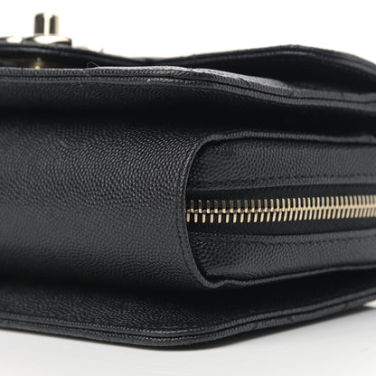 Chanel Caviar Quilted Like A Wallet Flap Black 9 of 9