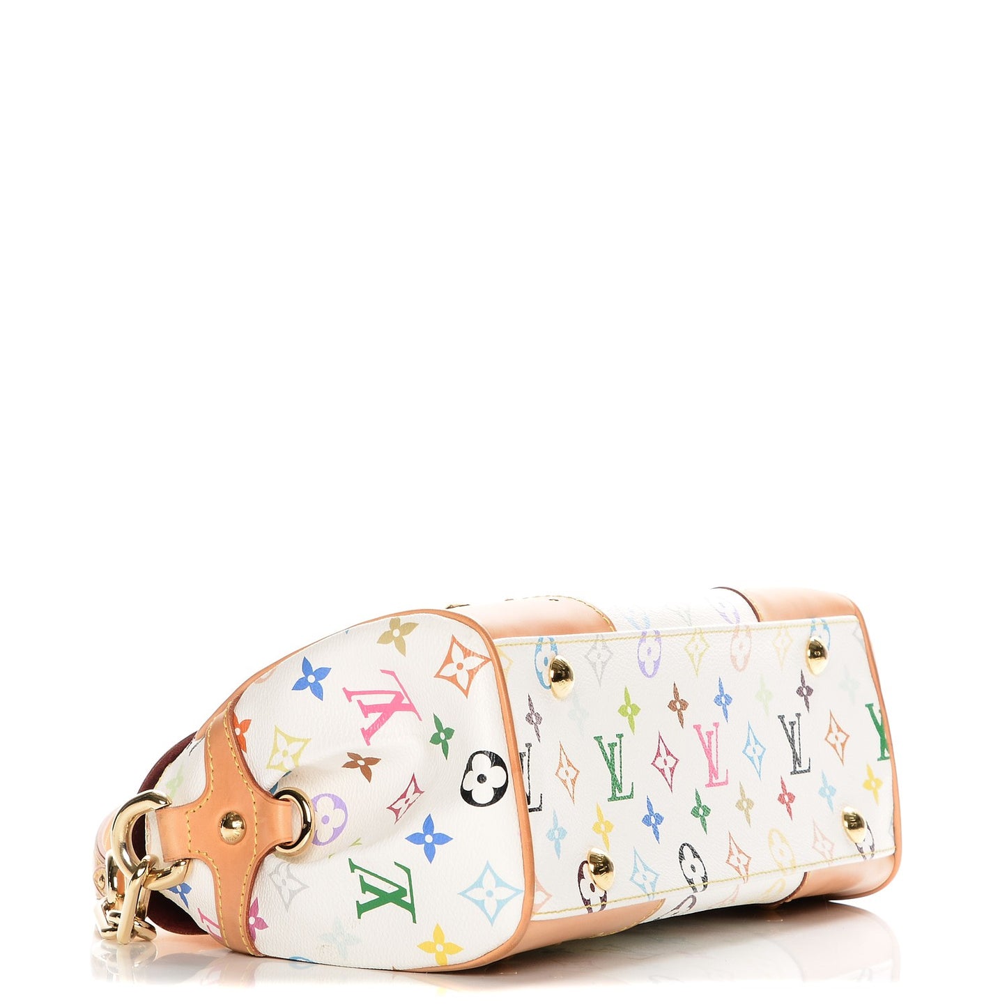 Monogram Multicolor Beverly MM White