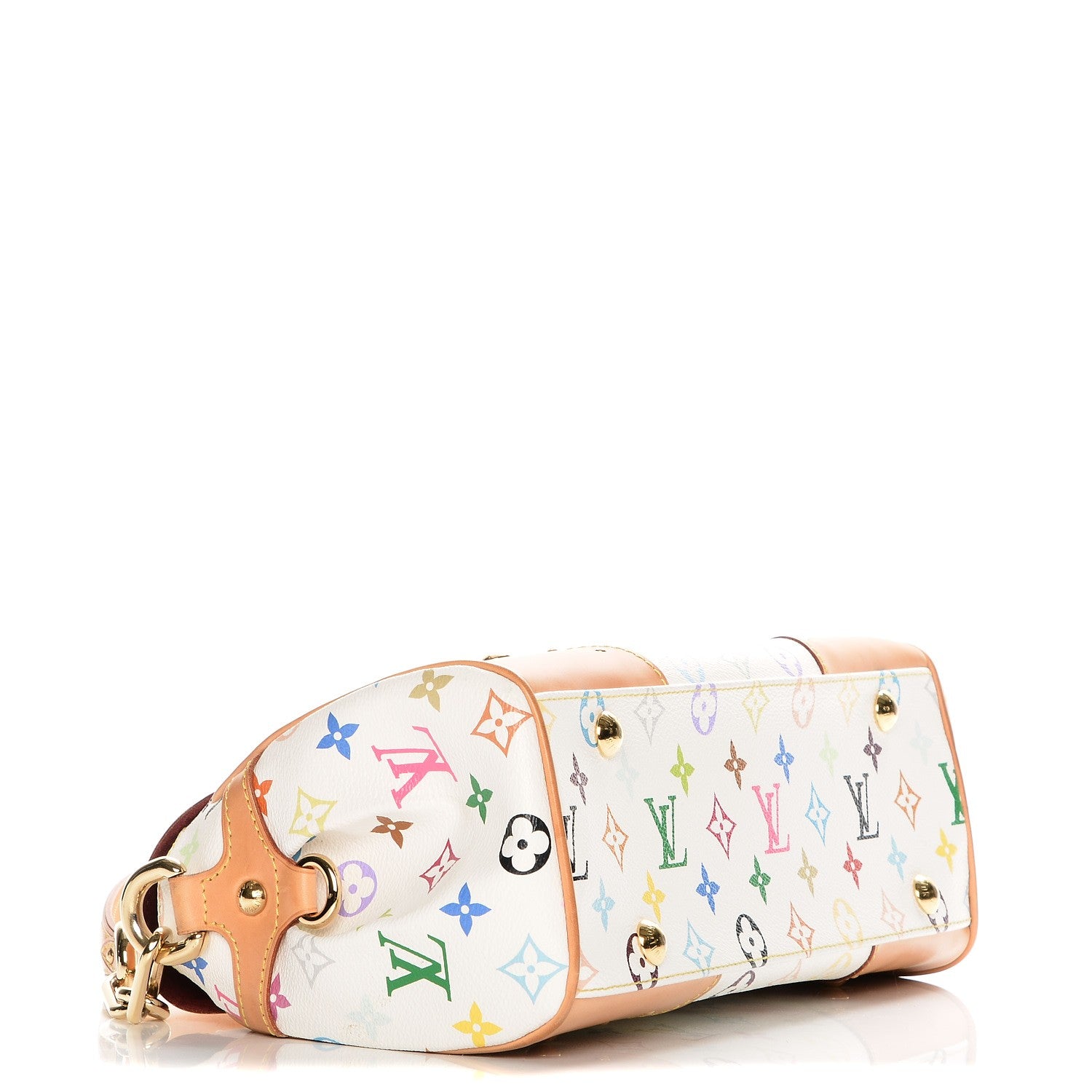 Louis Vuitton Monogram Multicolor Beverly MM White 6 of 11