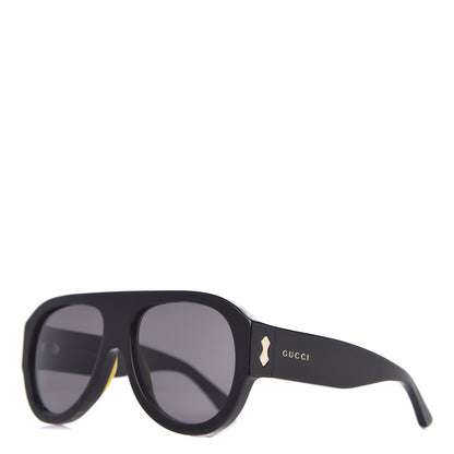 Gucci Acetate Aviator Sunglasses GG0668S Black 1 of 7