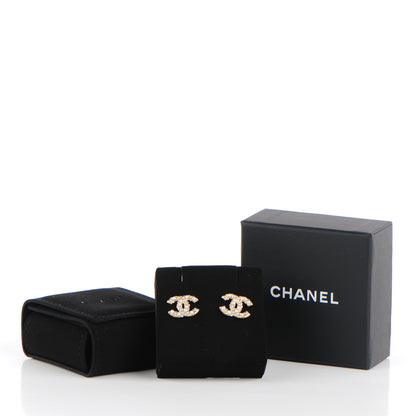 Chanel Pearl CC Earrings Gold 5 of 5