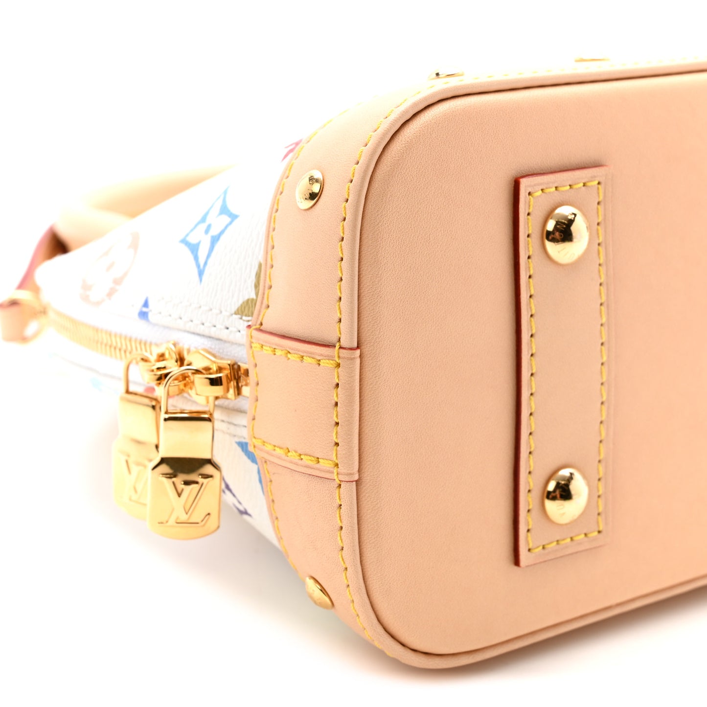 LV x TM Monogram Multicolor Alma BB White