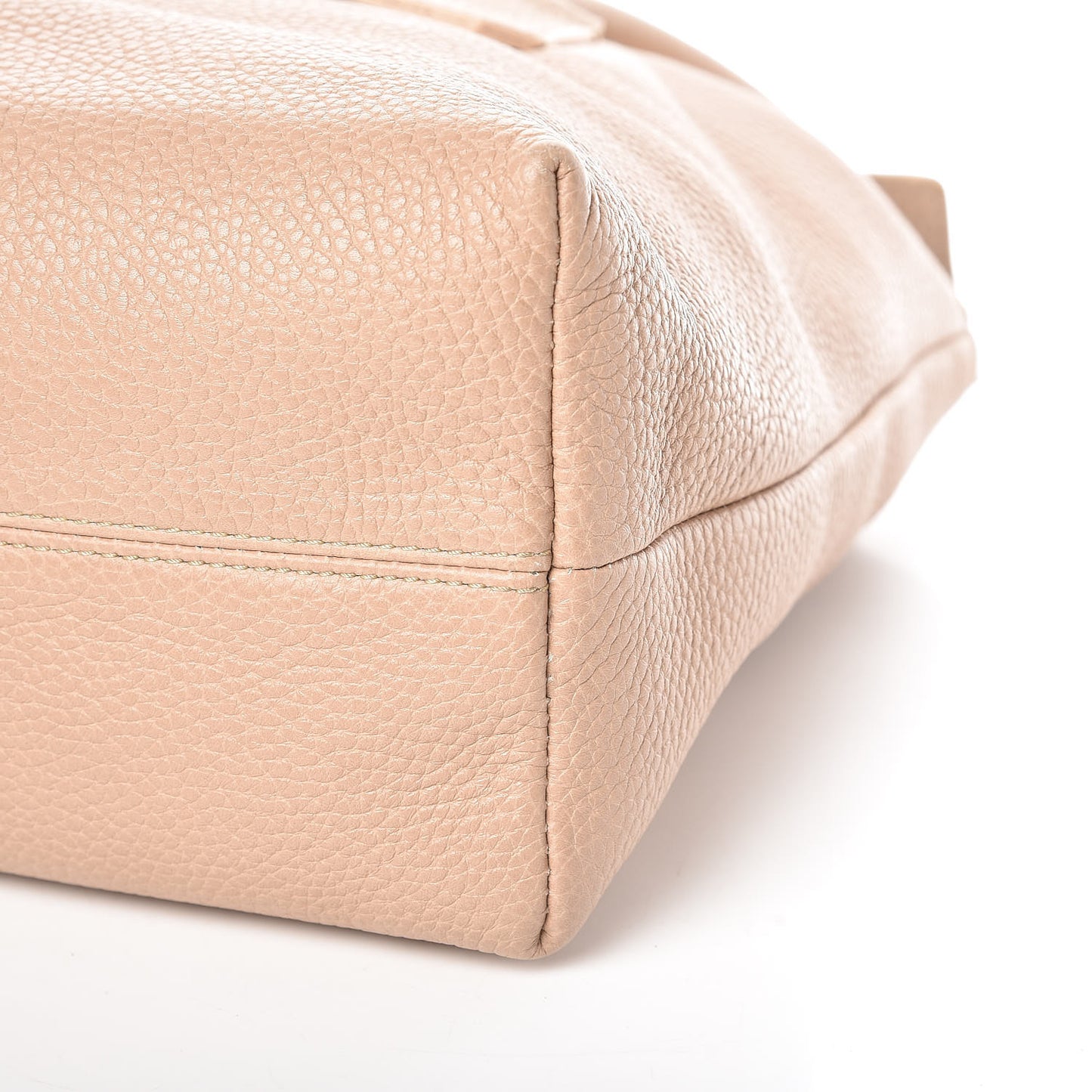 London Grainy Calfskin Medium Baynard Tote Light Nude
