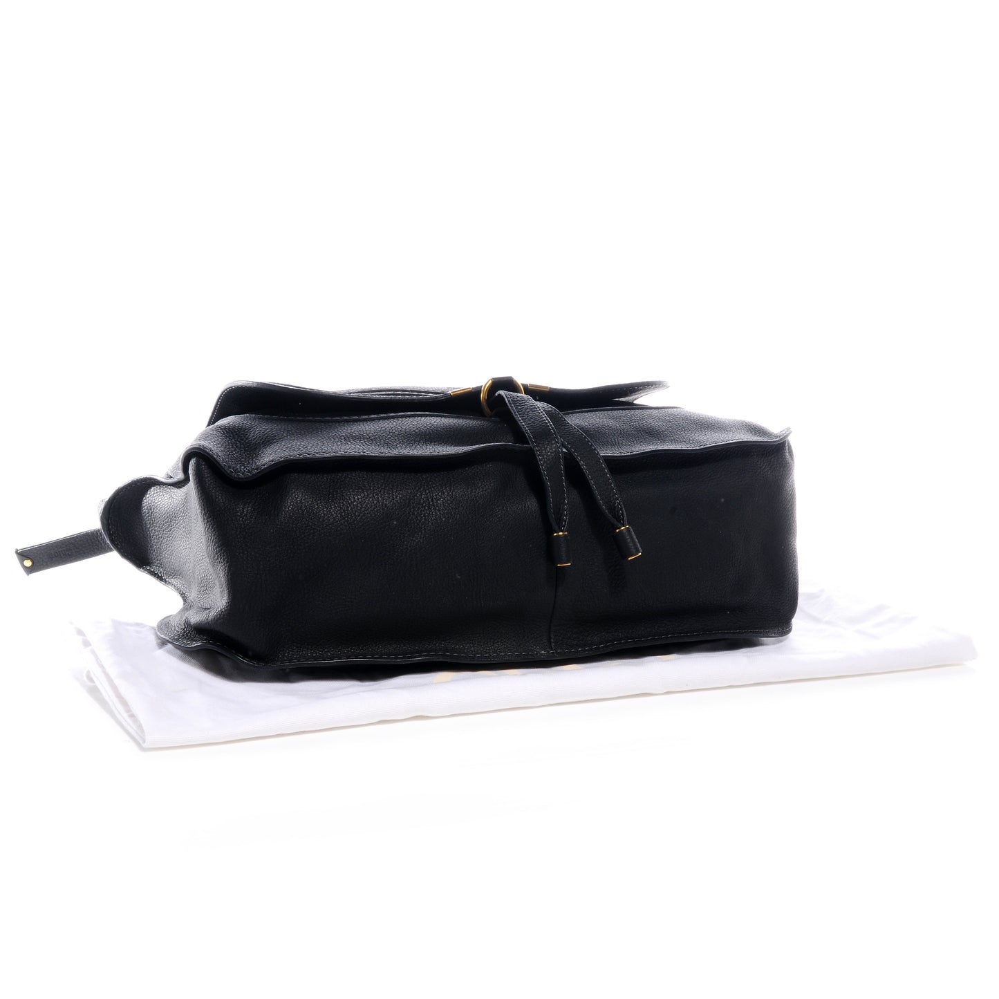 Calfskin Leather Large Marcie Satchel