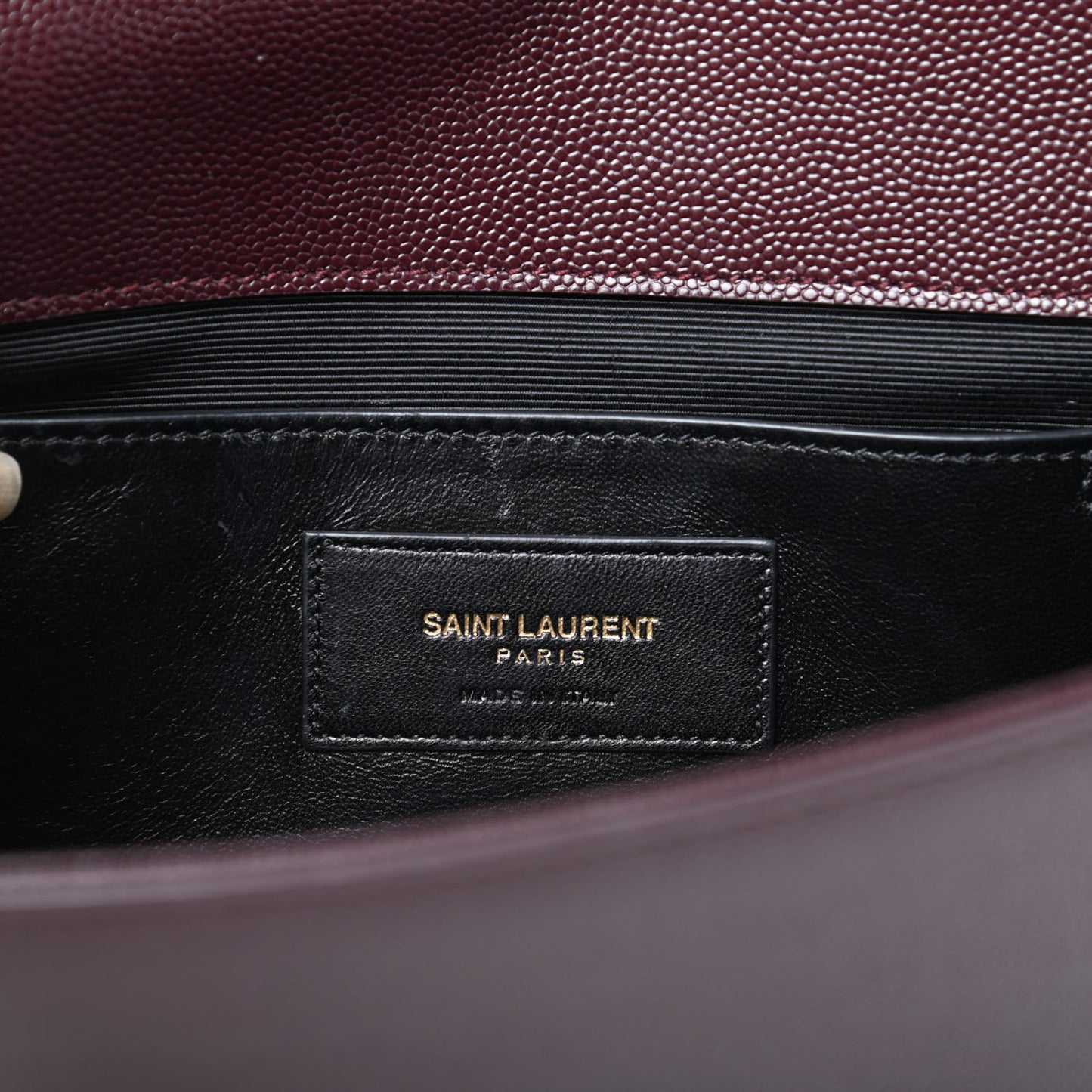 Grain De Poudre Classic Monogram Cassandre Clutch Amaranto