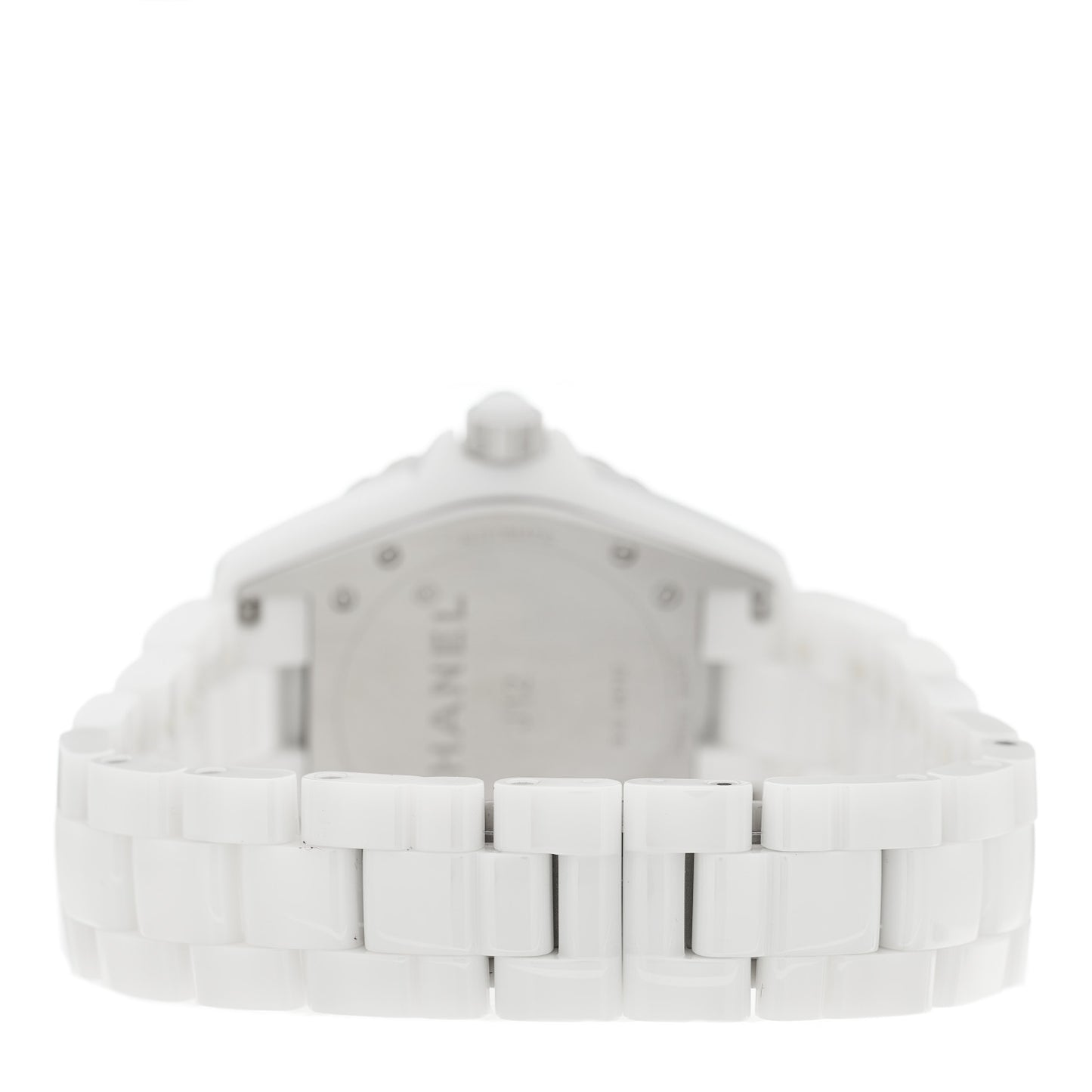 Stainless Steel Ceramic Diamond 38mm J12 Automatic Watch White