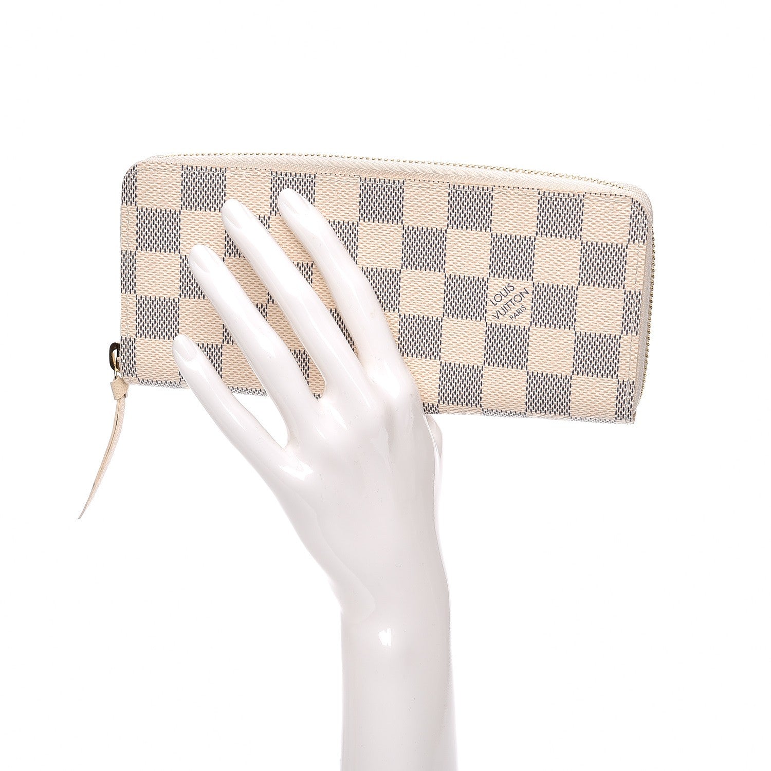 Louis Vuitton Damier Azur Clemence Wallet 2 of 8