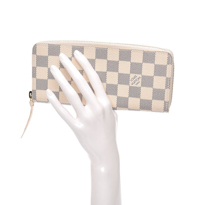 Louis Vuitton Damier Azur Clemence Wallet 2 of 8
