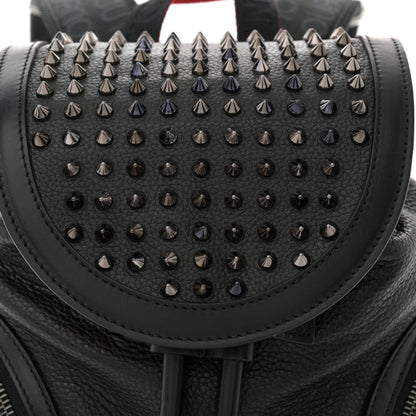 Christian Louboutin Calfskin Spiked Small Explorafunk Backpack Black 8 of 10