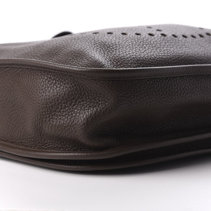 Hermes Taurillon Clemence Evelyne III GM Cacao 5 of 9