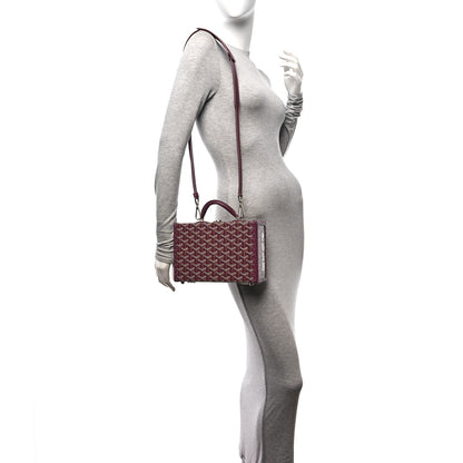 Goyard Goyardine Grand Hotel Trunk Bag Bordeaux 2 of 12