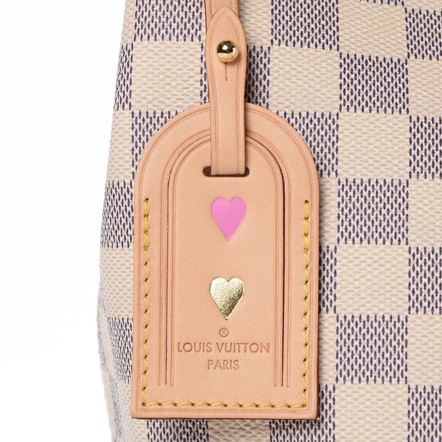 Louis Vuitton Damier Azur Graceful PM Rose Ballerine 9 of 9