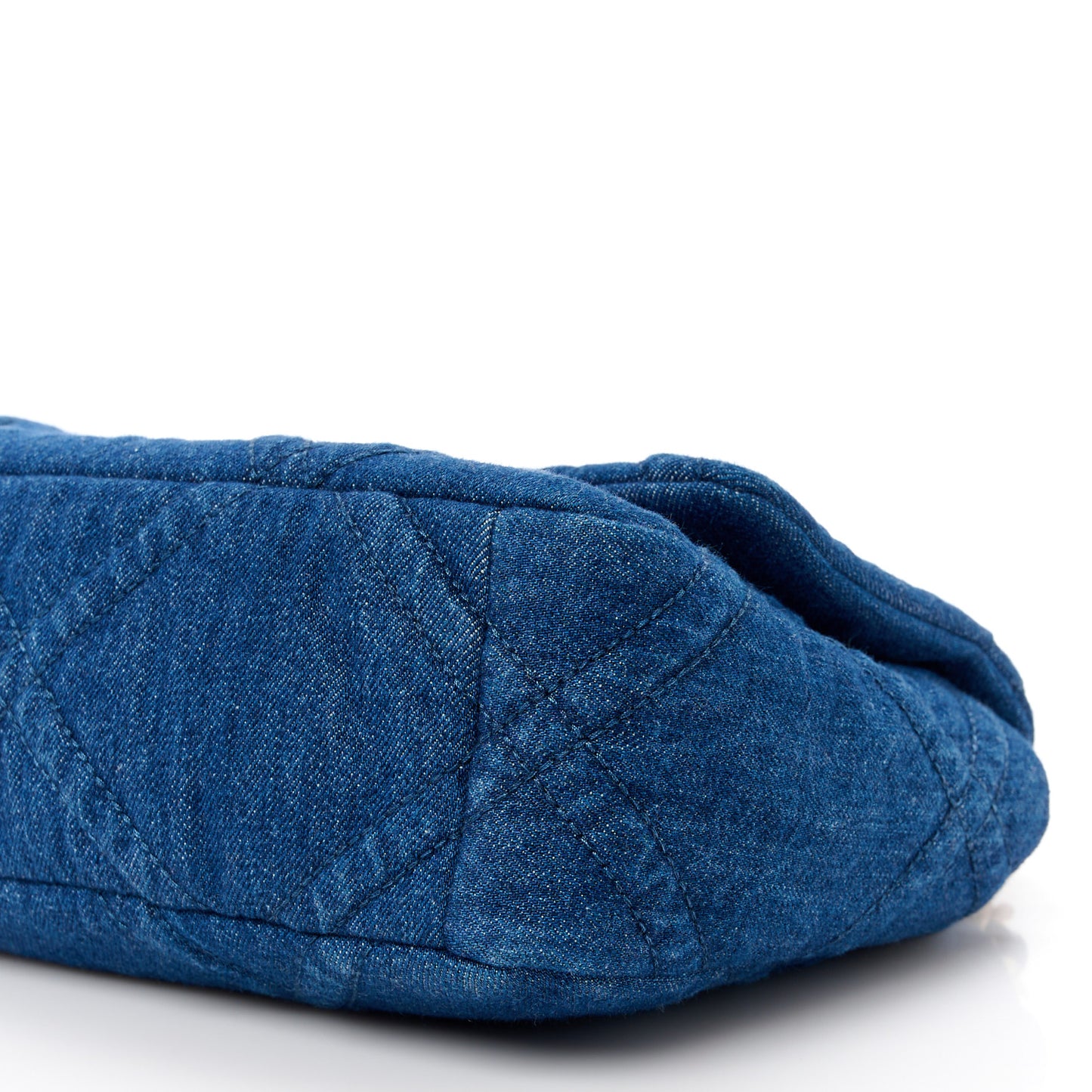 Denim Quilted Medium Chanel 19 Flap Blue