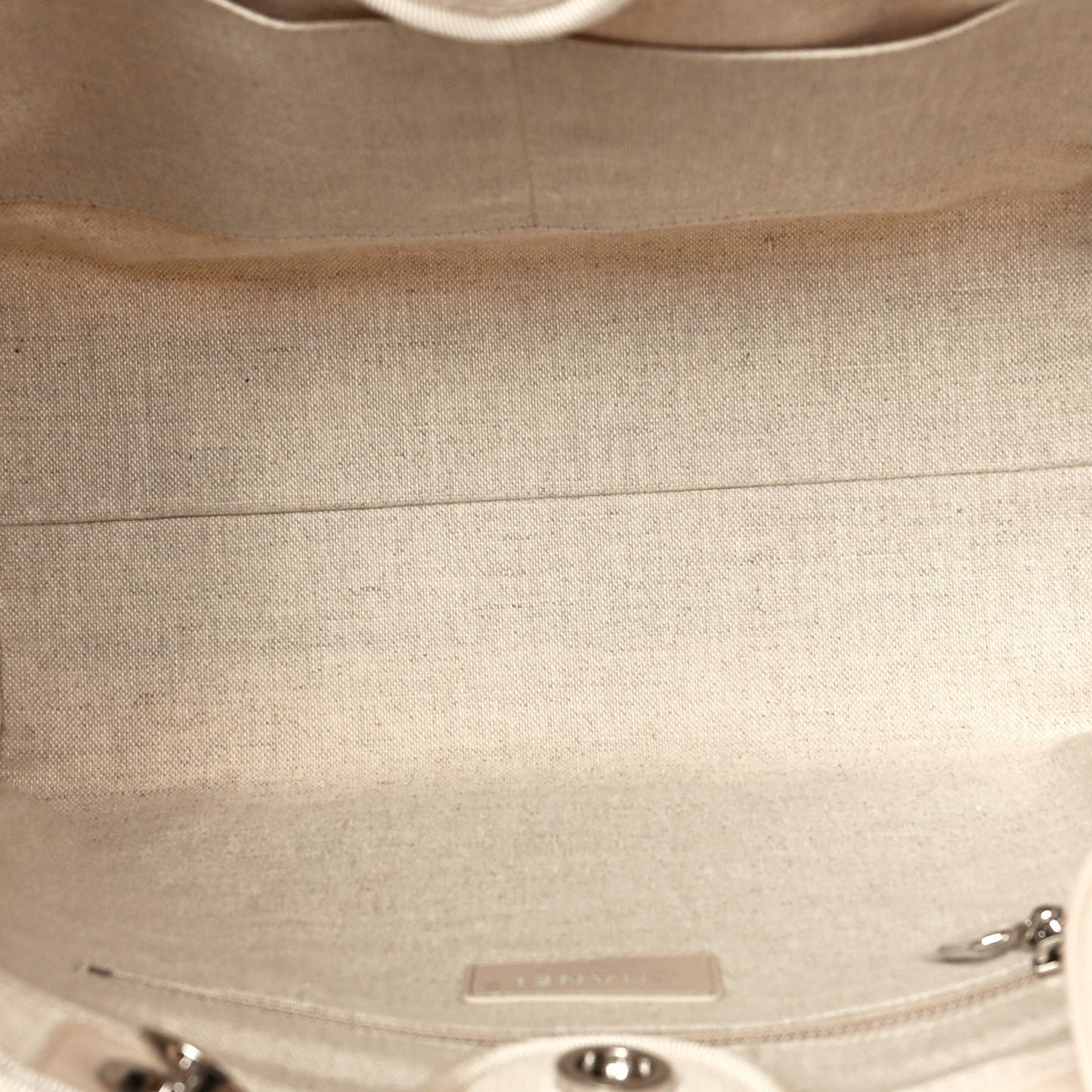 Mixed Fibers Small Deauville Tote White