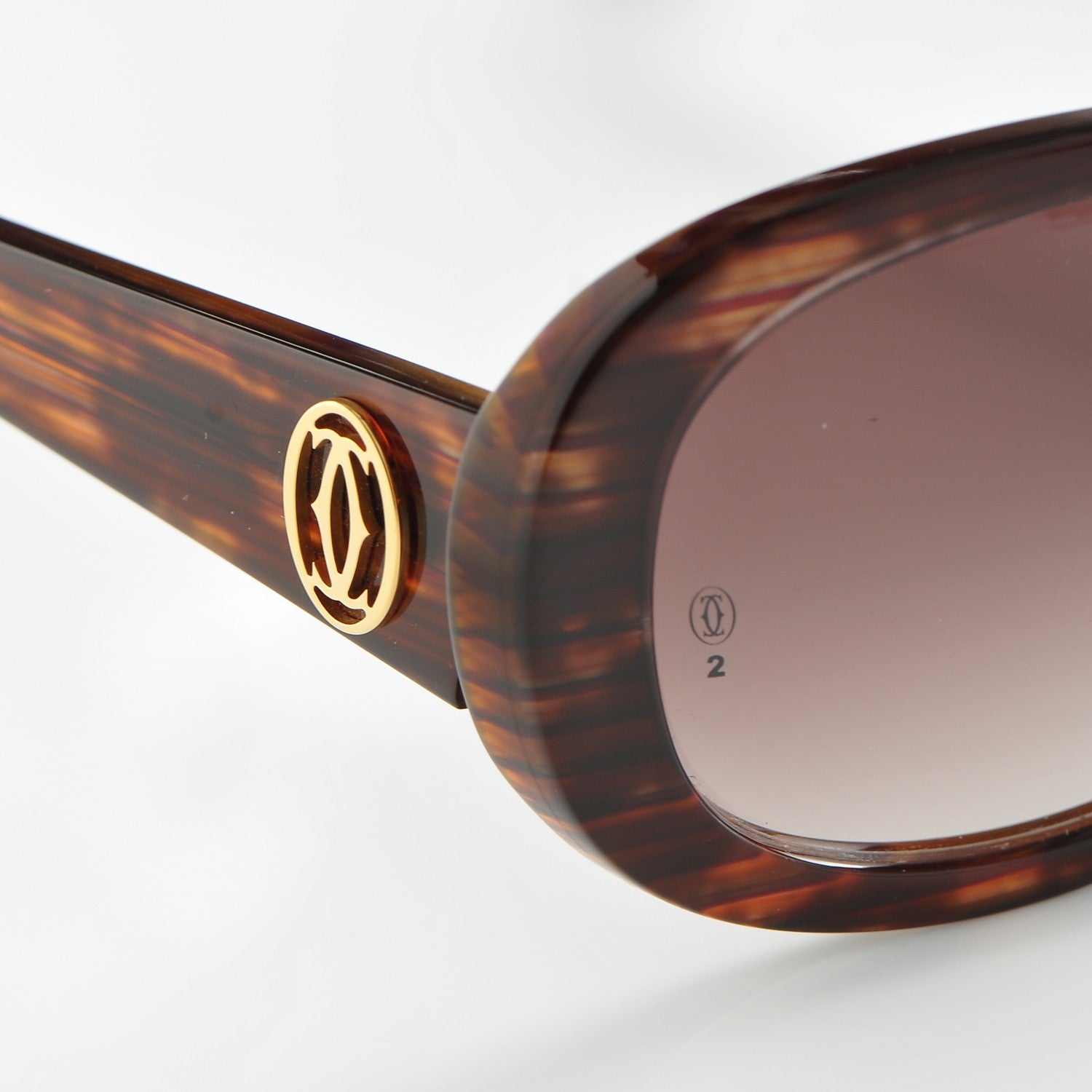 Cartier Janis Sunglasses Brown 7 of 7