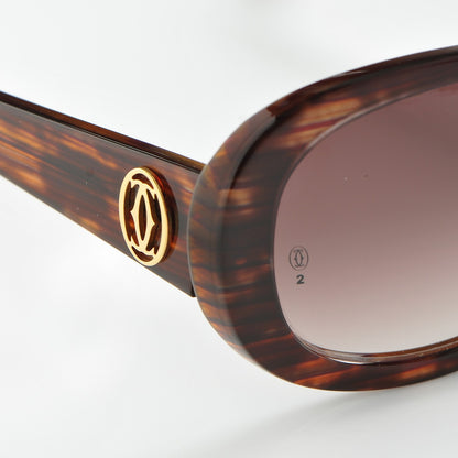 Cartier Janis Sunglasses Brown 7 of 7