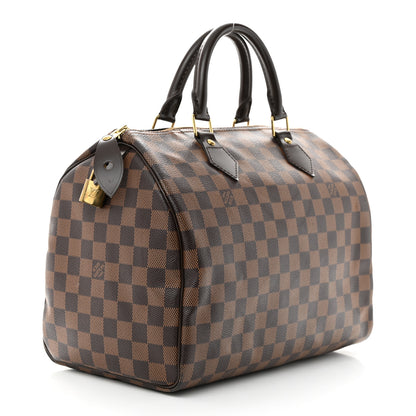 Louis Vuitton Damier Ebene Speedy 30 3 of 12