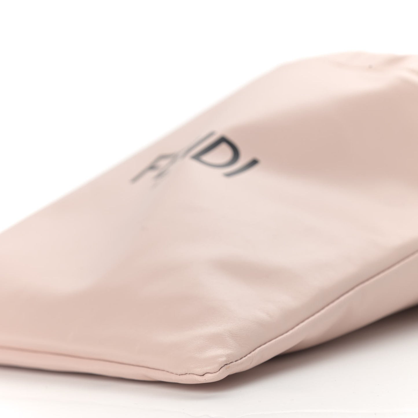 Soft Nappa Logo Small Drawstring Pouch Bag Rosa Quarzo Black