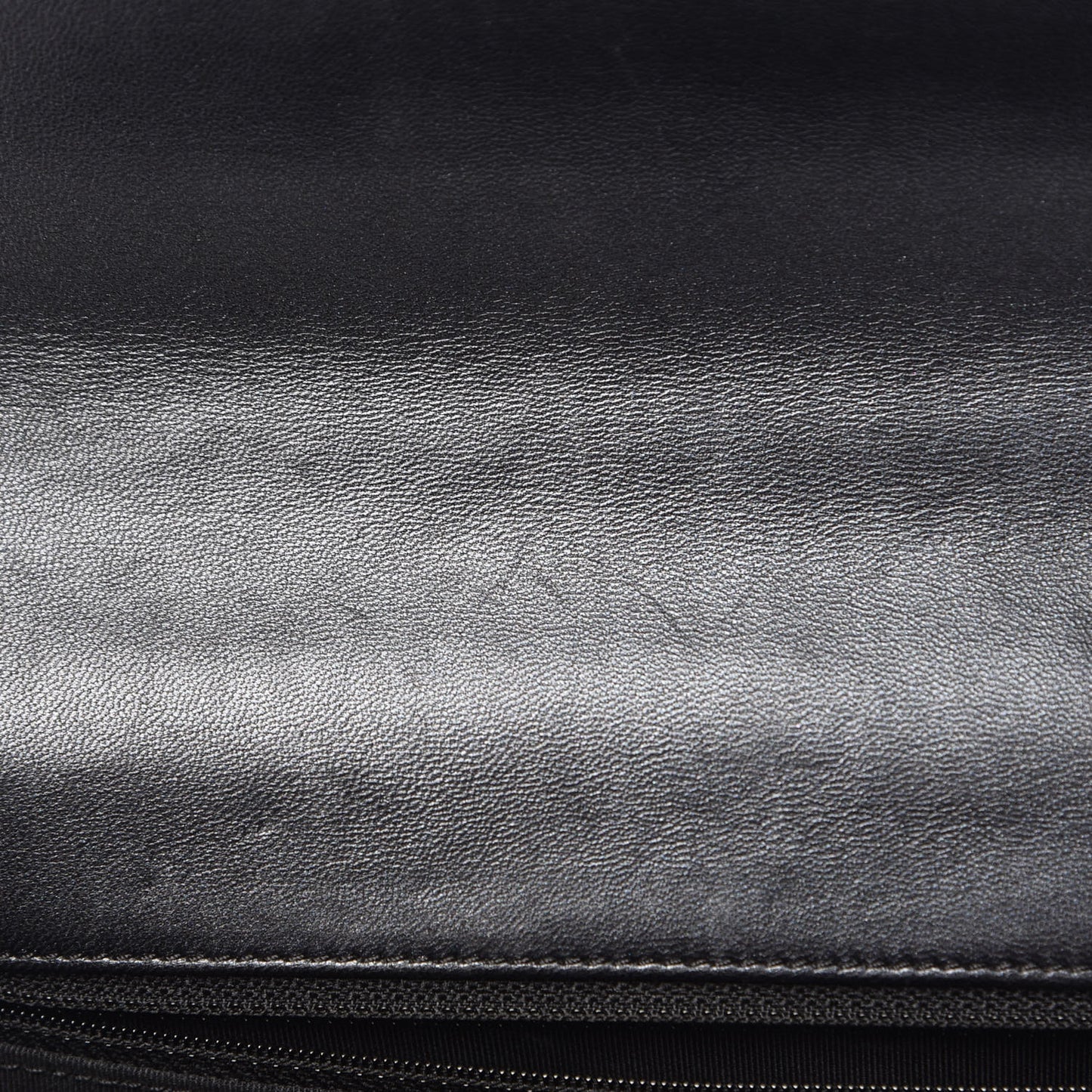 Metallic Lambskin Quilted New Medium Boy Flap Black