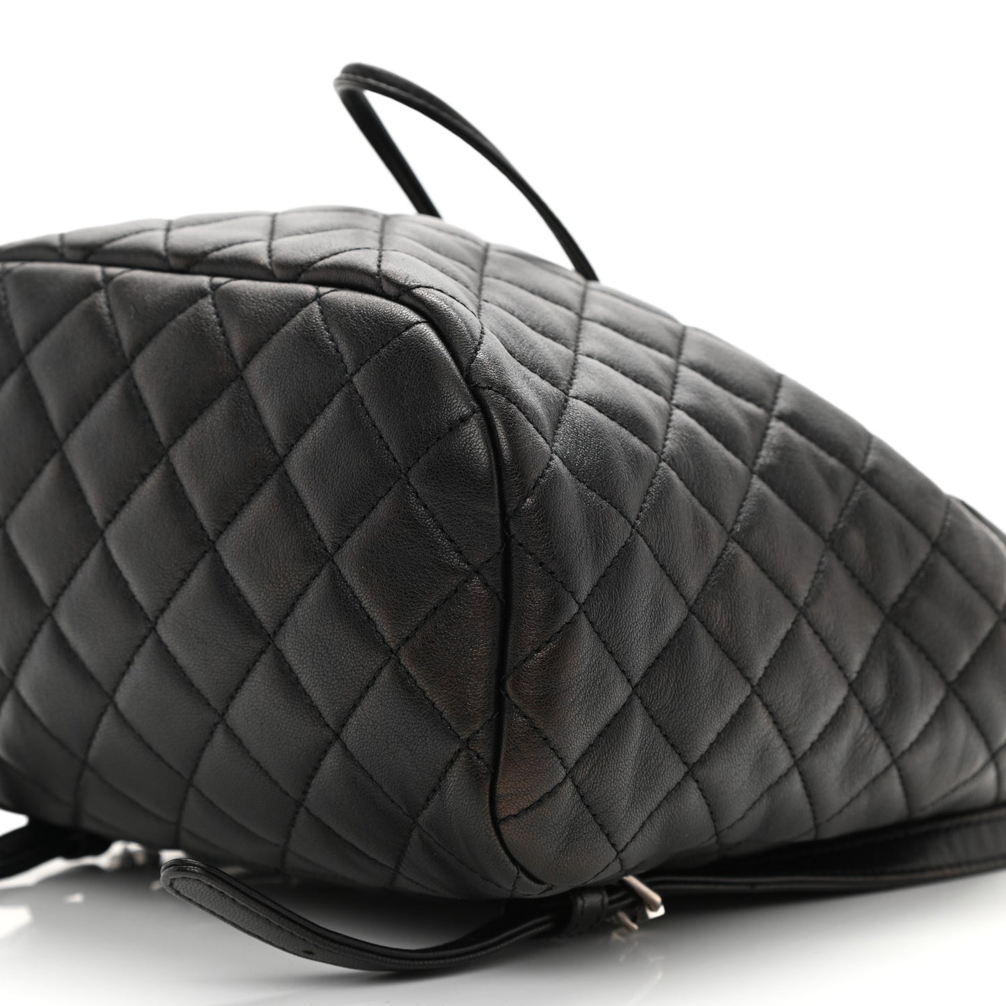 Calfskin Quilted Small Urban Spirit Backpack Black