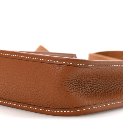 Hermes Taurillon Clemence Evelyne TPM Gold 9 of 10