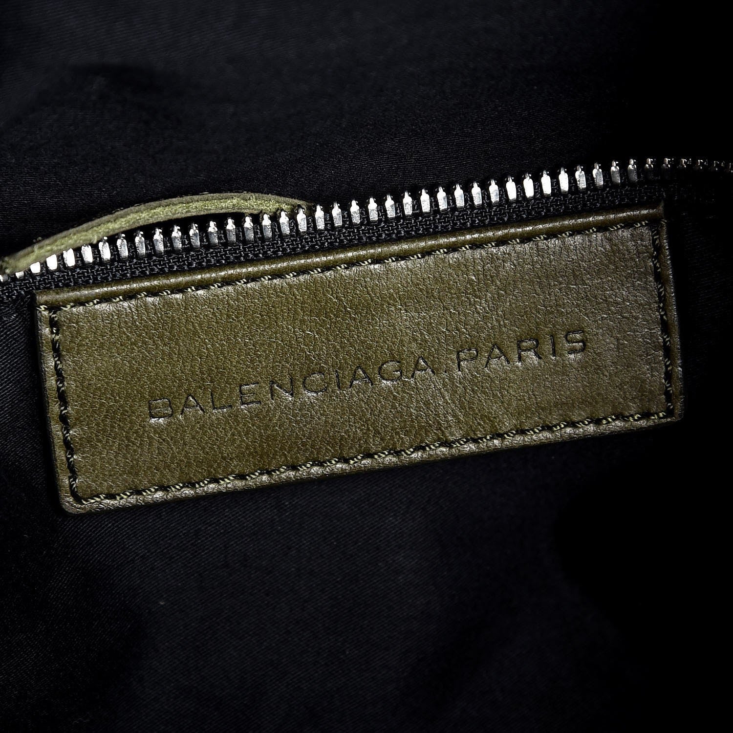 Balenciaga Agneau Large Chain Multipocket Shoulder Bag Green 6 of 12