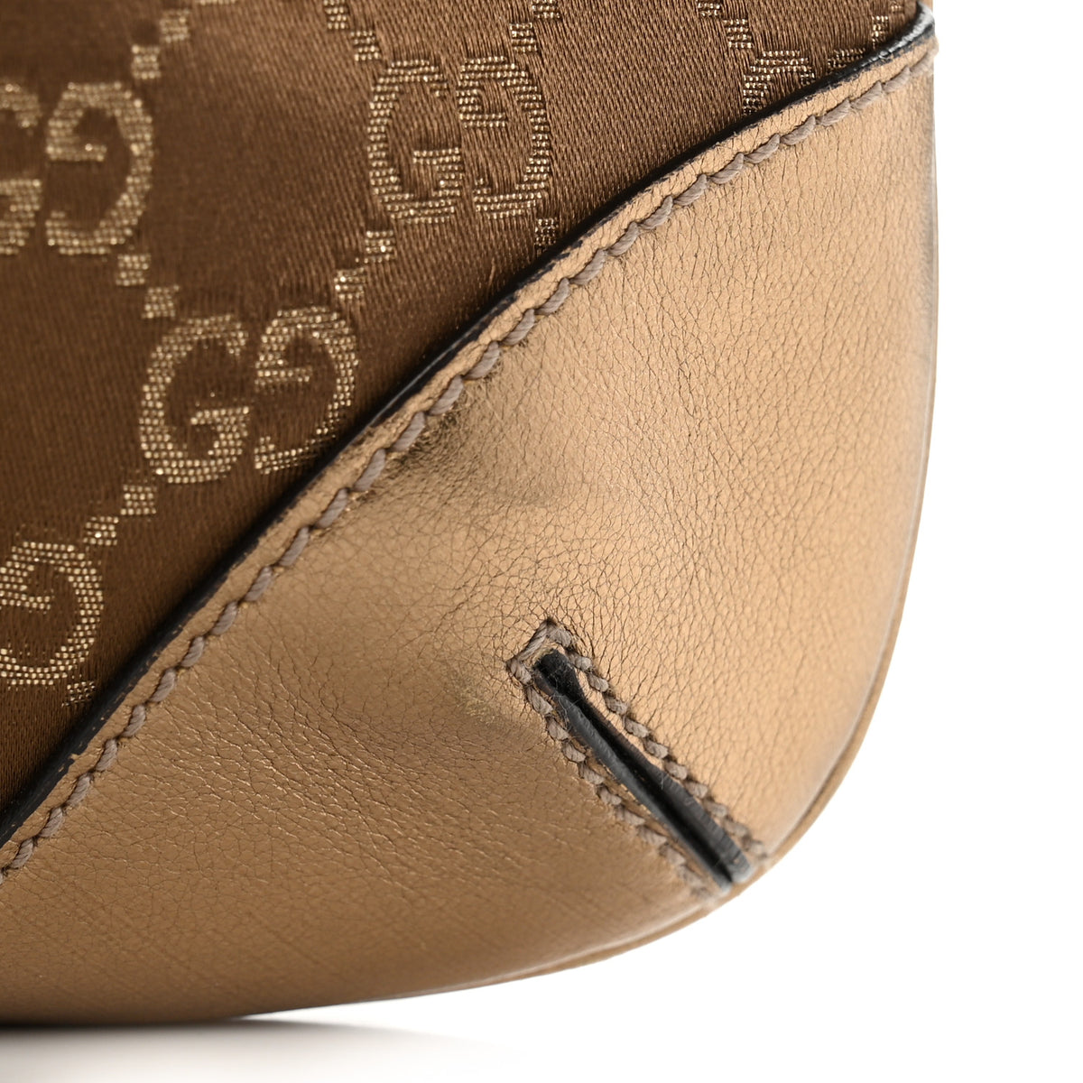 Gucci Monogram Signature Hobo Bronze 11 of 12