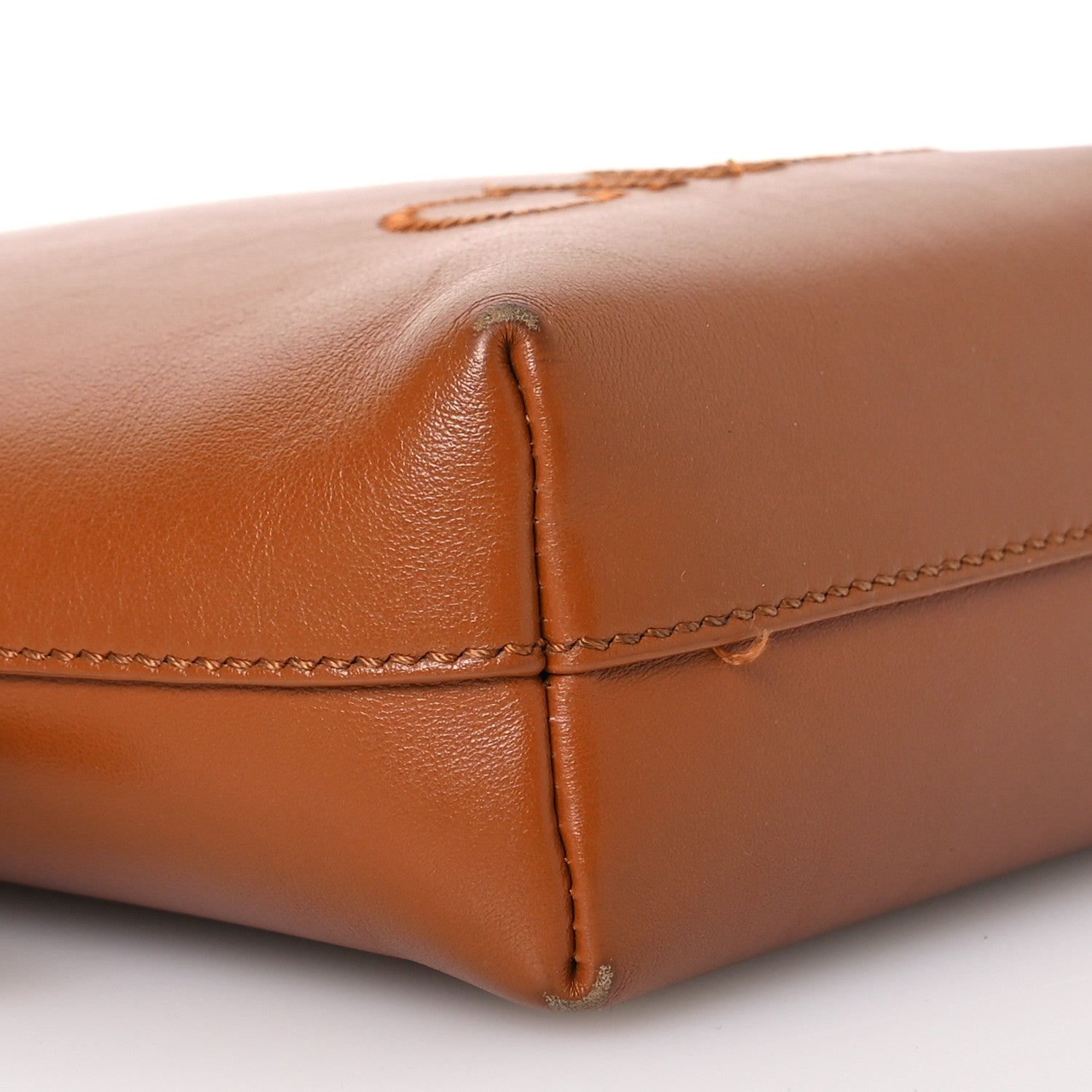 Chloe Shiny Calfskin Micro Sense Tote Bag Caramel 11 of 21