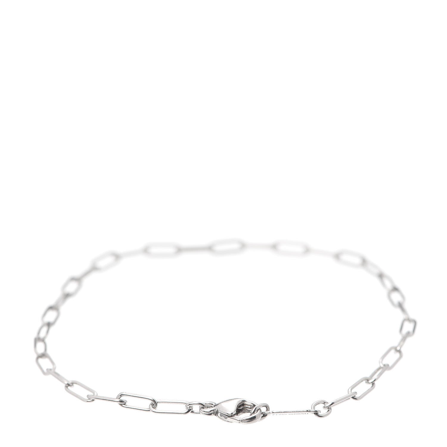 Tiffany Platinum Chain Link Bracelet 3 of 7