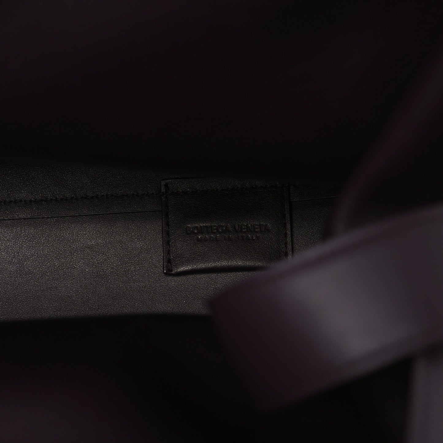 Calfskin Medium The Point Triangle Bag Grape