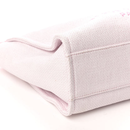 Chanel Canvas Small Deauville Tote Light Pink 8 of 9