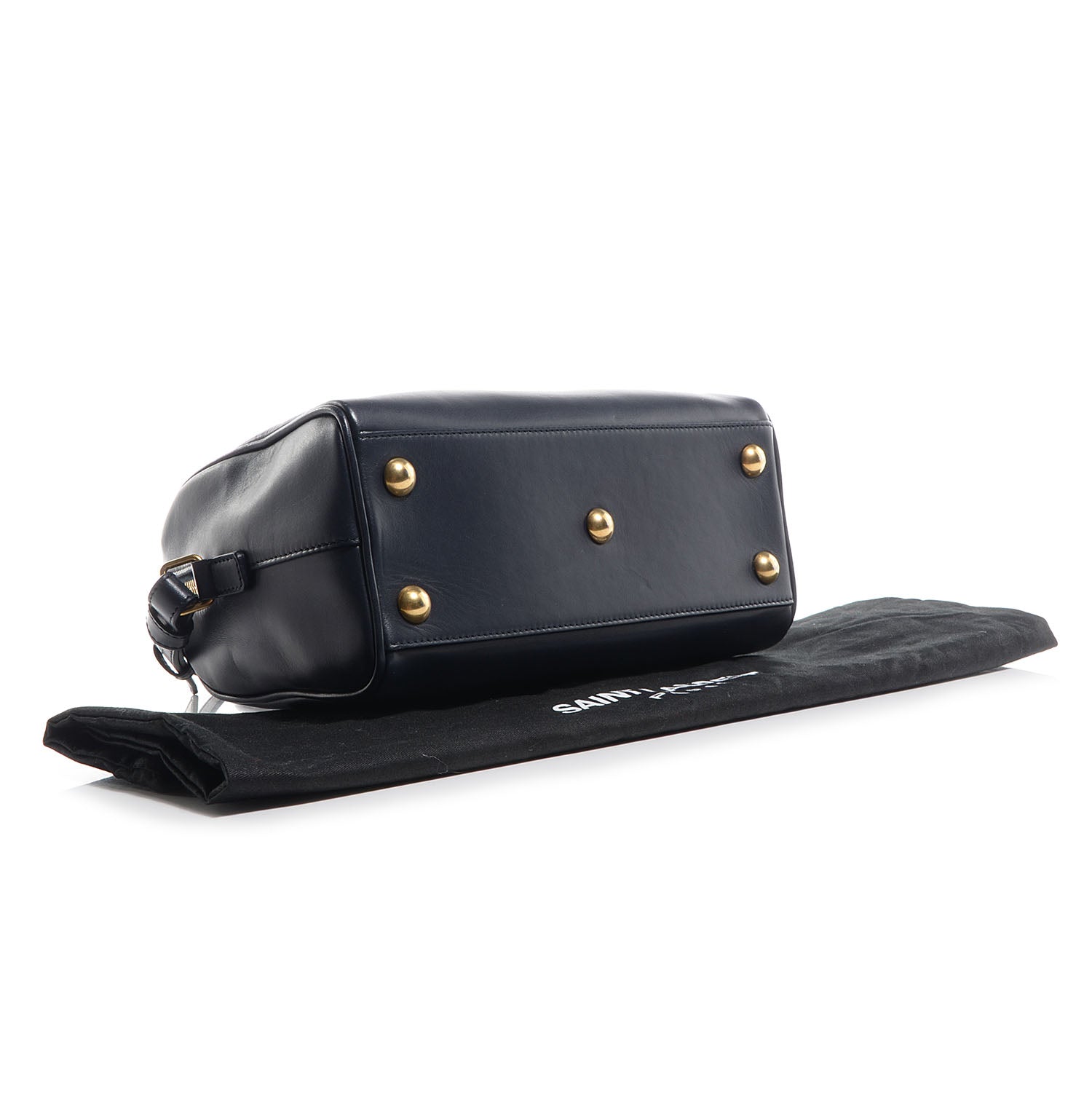 Saint Laurent Calfskin Classic Baby Duffle Dark Blue 4 of 9
