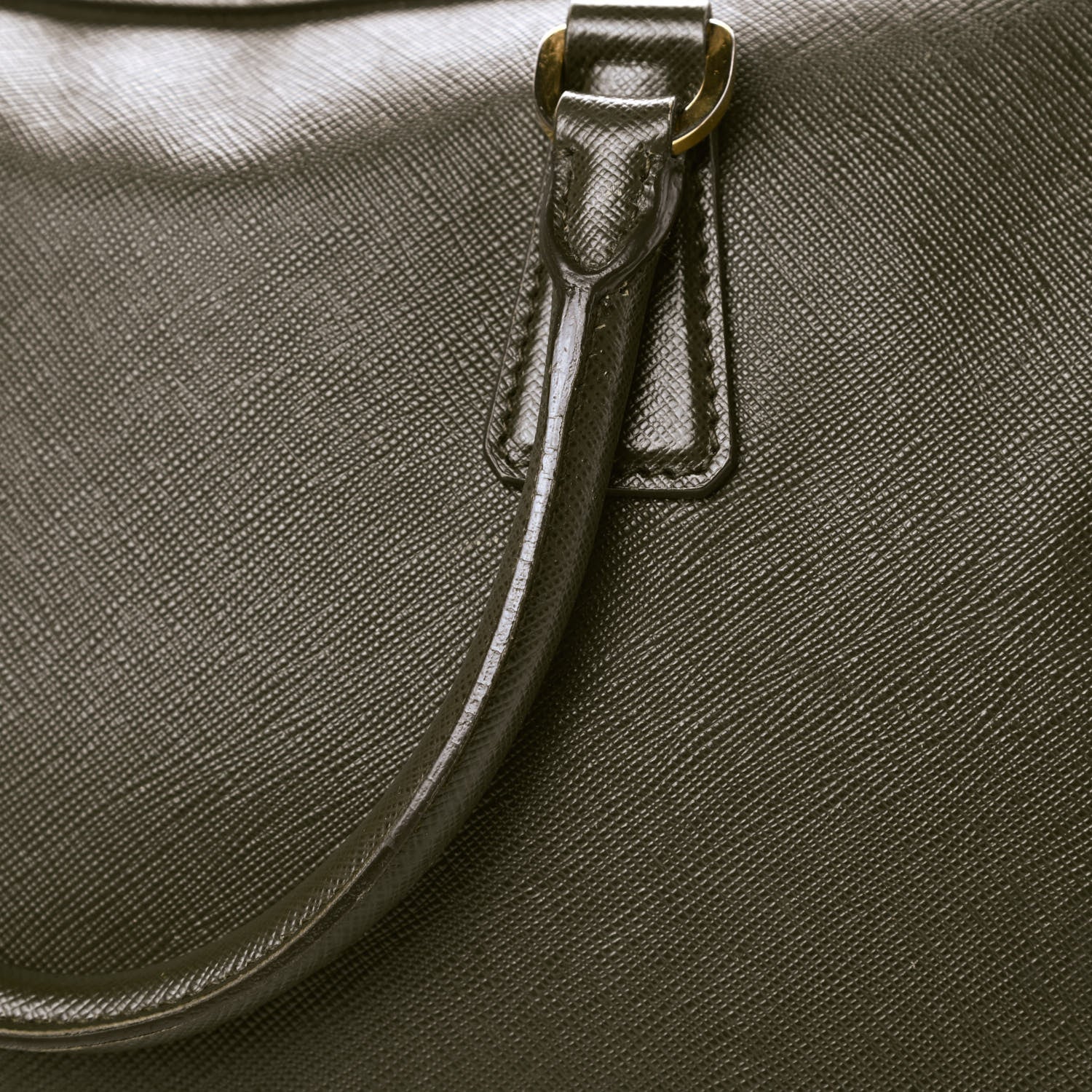Prada Saffiano Lux Bowler Militare 16 of 19