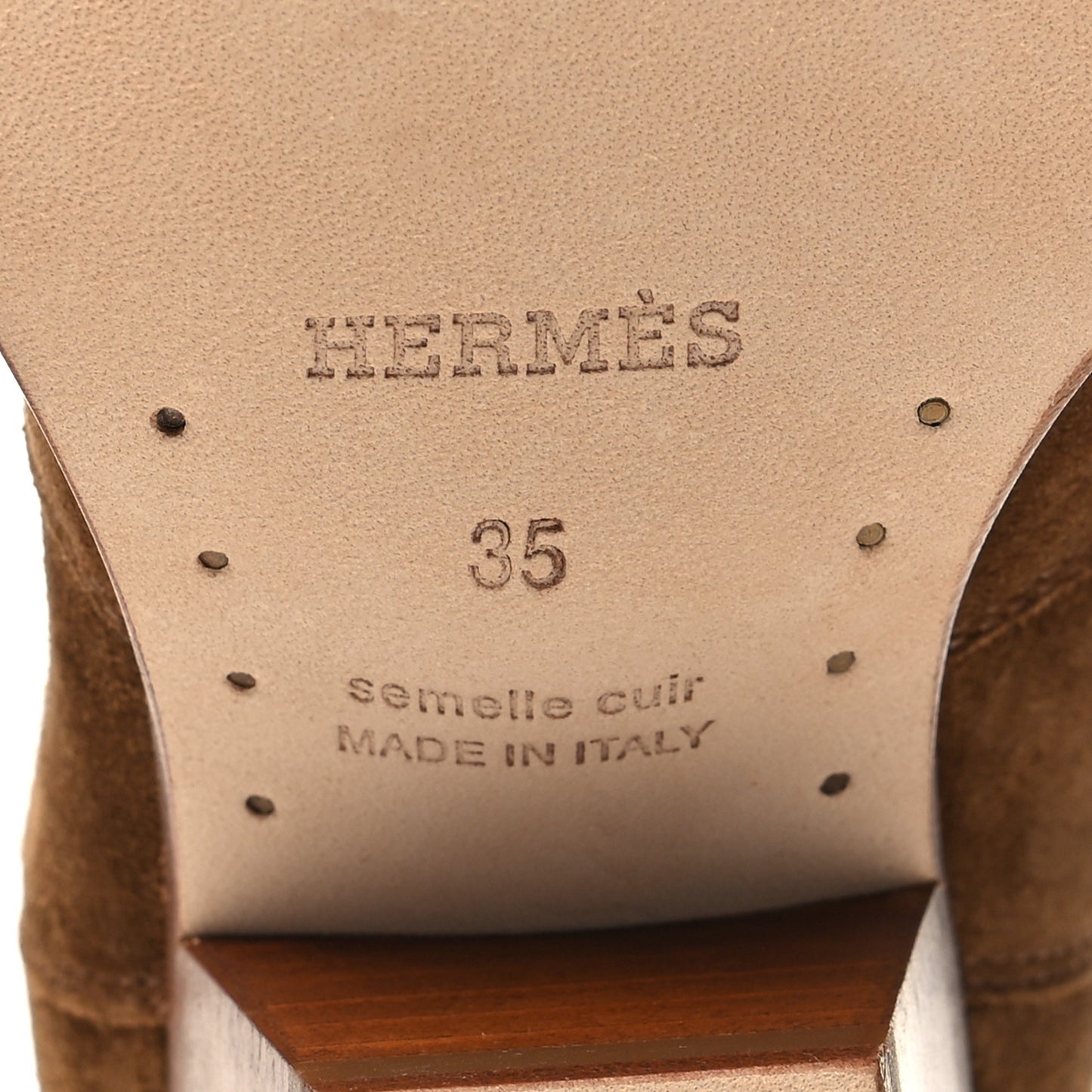 Suede Womens Vegas Ankle Boot 35 Brun Fume