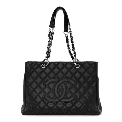 Chanel Caviar Quilted Grand Shopping Tote GST Black 1 of 13
