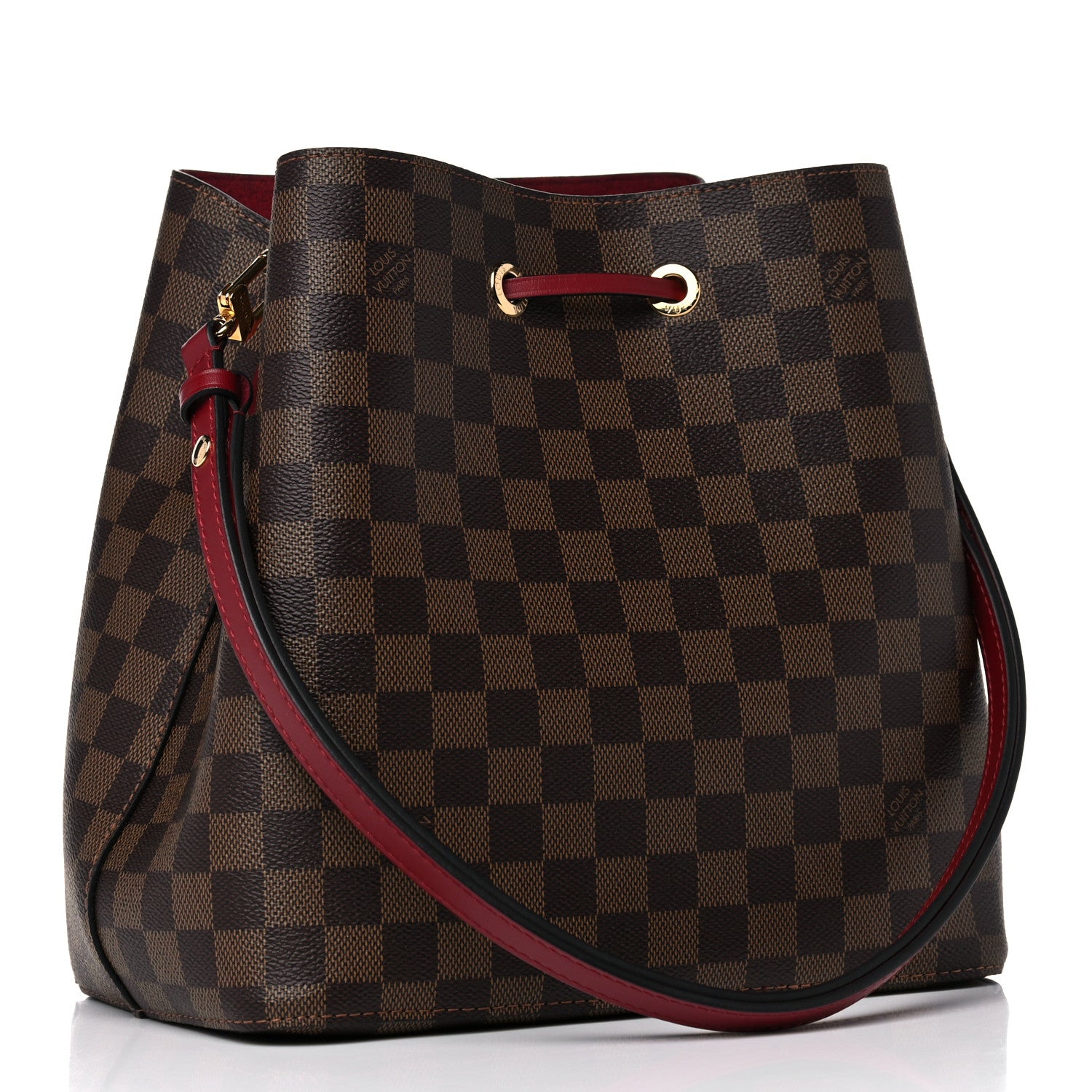 Louis Vuitton Damier Ebene Neonoe MM Cherry Berry 3 of 11