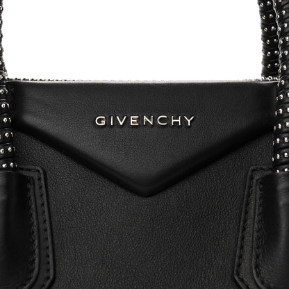 Givenchy Calfskin Small Studded Antigona Black 7 of 10