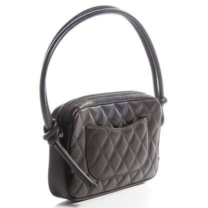 Chanel Calfskin Quilted Cambon Pochette Brown 3 of 7