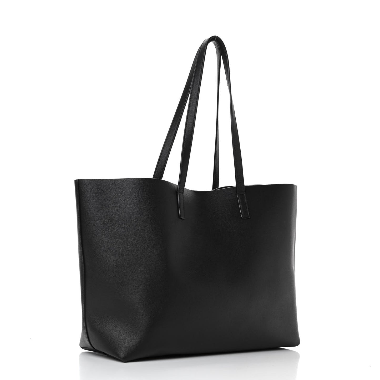 Calfskin Large Shopping Tote Black