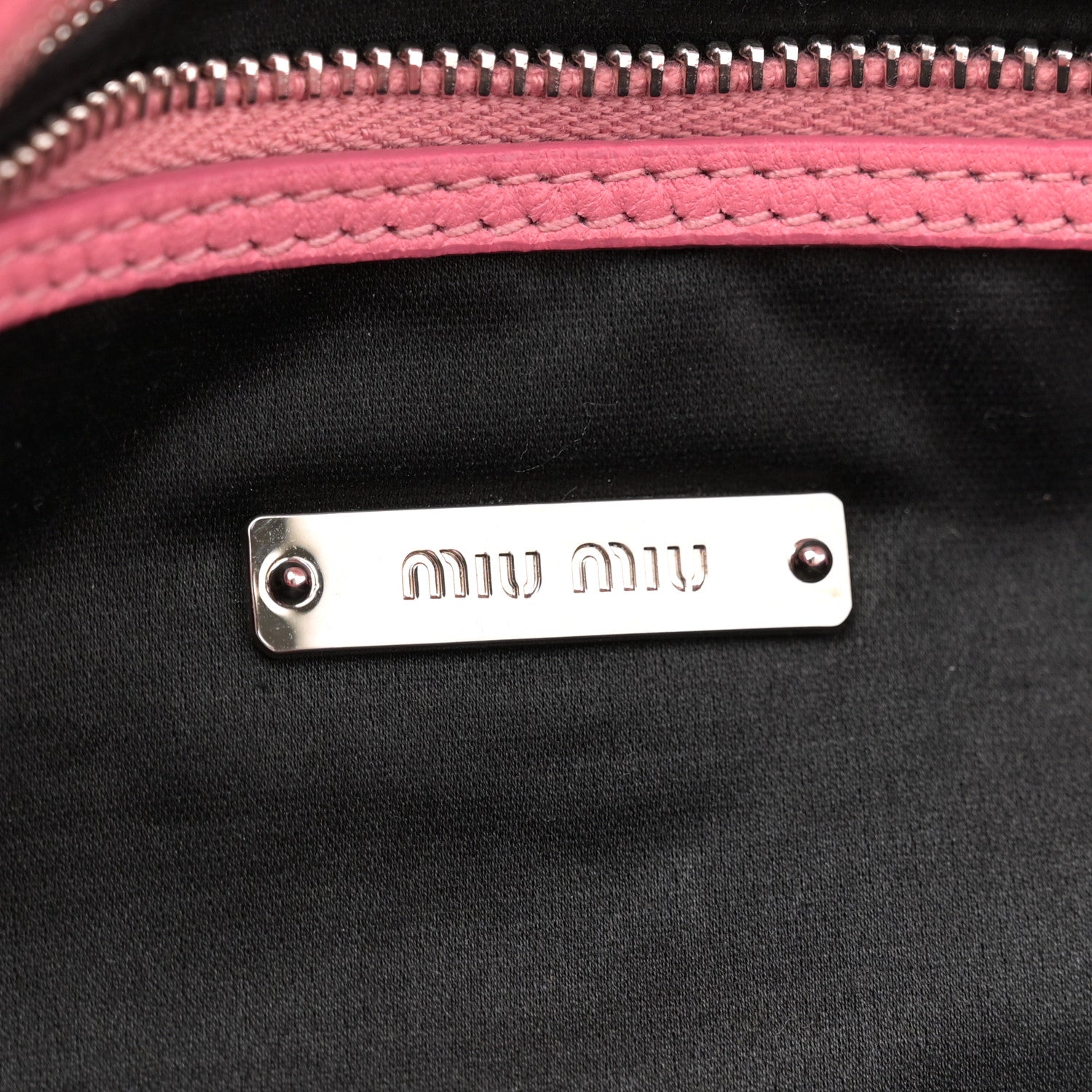 Miu Miu Nappa Matelasse Crystal Flap Clutch Pink Pomice 6 of 12