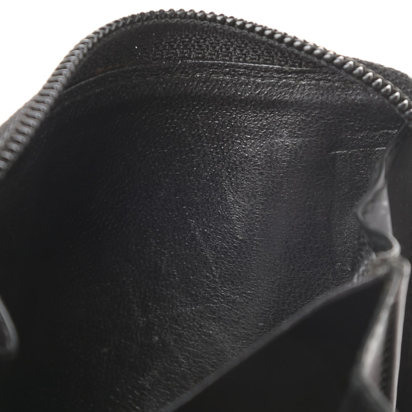 Monogram Zip Around Coin Wallet Black
