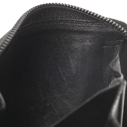 Gucci Monogram Zip Around Coin Wallet Black 12 of 15