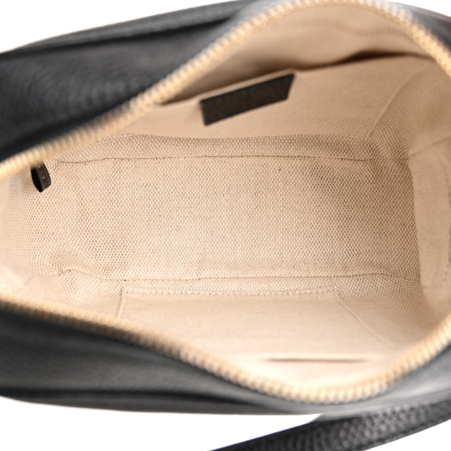 Pebbled Calfskin Small Soho Disco Bag Black